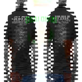 Meme Divertido De Oiia Oiia Spinning Cat Oiiiai Oiiiai Camiseta Hombre Estampado Espalda - Regaloses