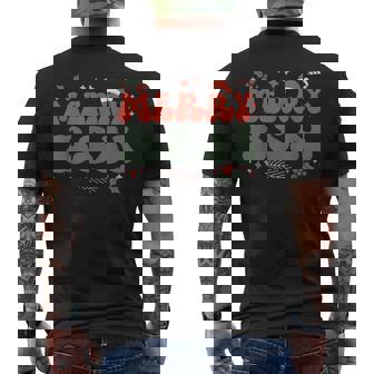 Merry BSN Christmas Bachelor Of Science In Nursing Xmas Men's Back Print T-Shirt - Monsterry