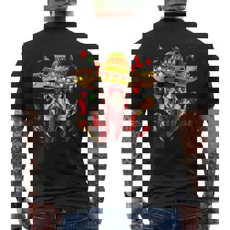 Mexico Cinco De Mayo Poulet Sombrero Mexicain Party Farmer T-shirt imprimé au dos - Cadeauxyz