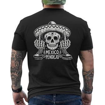 Mexico Pendejo Böhse Für Leben T-Shirt mit Rückendruck - Geschenkecke