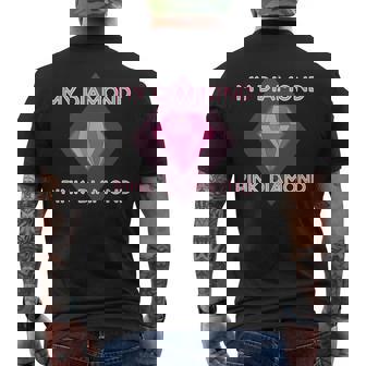 Mi Diamante Diamante Rosa Hermosa Gema Universo Camiseta Hombre Estampado Espalda - Regaloses