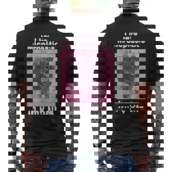 I Have Microplastics In My Balls Men's T-shirt Back Print - Thegiftio