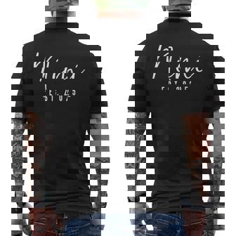 Mimi Est 2025 Mimi To Be New Mimi 2025 Pregnancy Men's T-shirt Back Print - Seseable