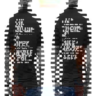 Mini Rex Rabbit Owner True Crime Lover Men's Back Print T-Shirt - Monsterry