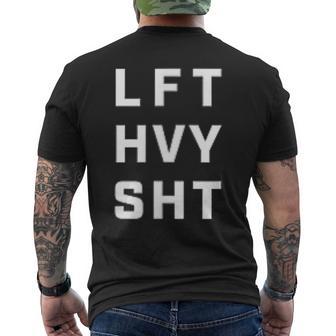Minimalist Lft Hvy Sht Gym Pump Cover Oversized Workout S T-Shirt mit Rückendruck - Geschenkecke