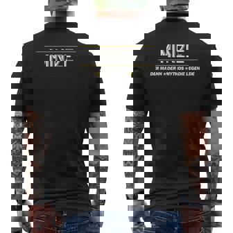 Minze Der Mann Der Mythos Die Legende Name Komisch T-shirt imprimé au dos - Cadeauxyz