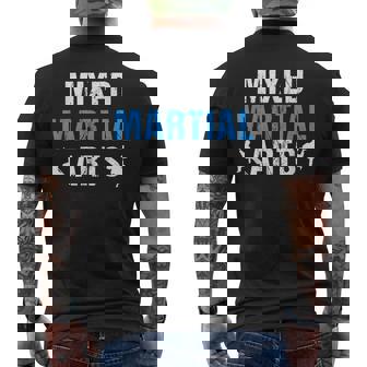 Mixed Martial Arts Combat Sport Sayings Men's Back Print T-Shirt - Monsterry