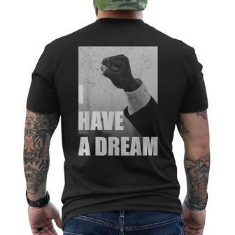 Mlk Day I Have A Dream Men's T-shirt Back Print - Thegiftio UK