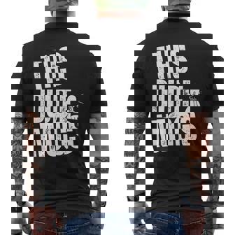 Mogging This Dude Mogs For Moggers Meme Premium Men's Back Print T-Shirt - Monsterry