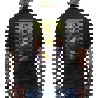 Mona Lisa Leonardo Dainci Historia Del Arte Arte Renacimiento Camiseta Hombre Estampado Espalda - Regaloses