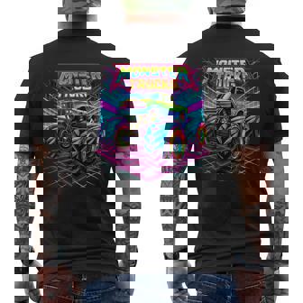 Monster Truck Colorful Graffiti For Toddlers Youth Adults Men's T-shirt Back Print - Thegiftio UK