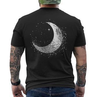 Moon Motif Half Moon Print Full Moon Mobile Phone Cover T-Shirt mit Rückendruck - Geschenkecke