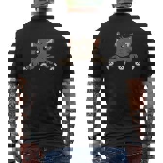 Motif Chat Mignon Support De Chat Chat Mignon T-shirt imprimé au dos - Cadeauxyz