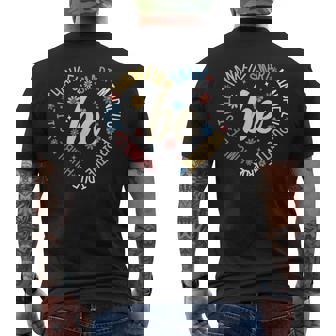 Motivational Quote Inspiration Positive Saying Life Slogan Men's T-shirt Back Print - Monsterry