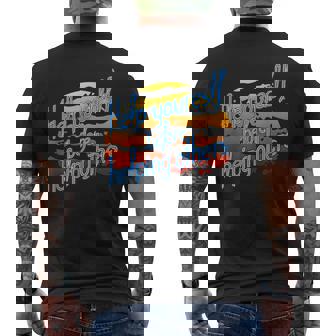 Motivational Summer Sunset Tshirt Helping Others Men's Back Print T-Shirt - Monsterry