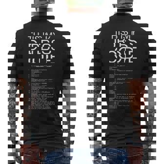 Motivo This Is My Dress Code Camiseta Hombre Estampado Espalda - Regaloses