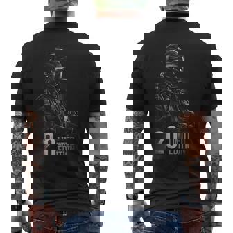 Motocycliste 20E Anniversaire Motard Moto Gp Moto T-shirt imprimé au dos - Cadeauxyz