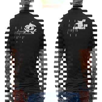 Motorcycle Heartbeat & Tuning Garage T-Shirt mit Rückendruck - Geschenkecke