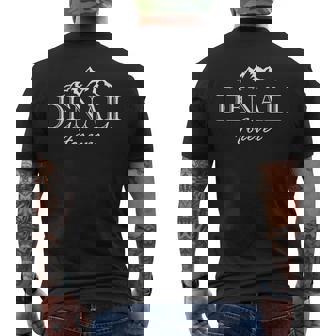 Mount Denali Forever National Park Alaska Men's T-shirt Back Print - Thegiftio UK