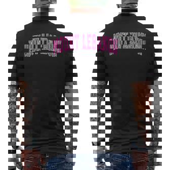 Mount Lebanon Pennsylvania PA Vintage Sports Pink Des Premium Men's Back Print T-Shirt - Monsterry