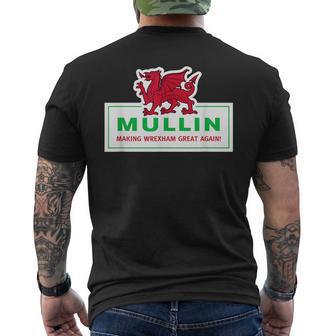 Mullin Makes Wrexham Great Again T-Shirt mit Rückendruck - Geschenkecke