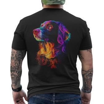 Munsterlander Dog Graphic Pet Colourful Munsterlander T-Shirt mit Rückendruck - Geschenkecke