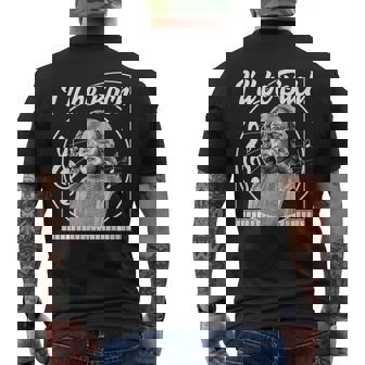 Music I'Ll Be Bach Melophile Classical Folk Popular Elegance Men's Back Print T-Shirt - Monsterry