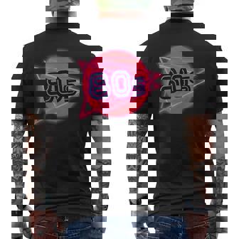 Nacido En Los Años 80 Neon Light Disco Música Cumpleaños Punk Music Camiseta Hombre Estampado Espalda - Regaloses