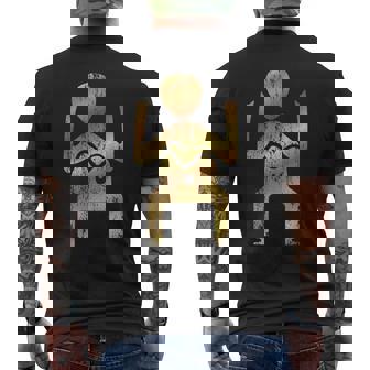 Native Americans Culture Archaeology Petroglyph Men's Back Print T-Shirt - Monsterry