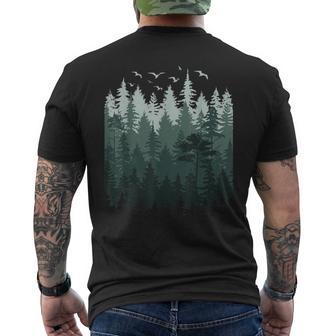 Nature Outdoor Treesintage Forest T-Shirt mit Rückendruck - Geschenkecke