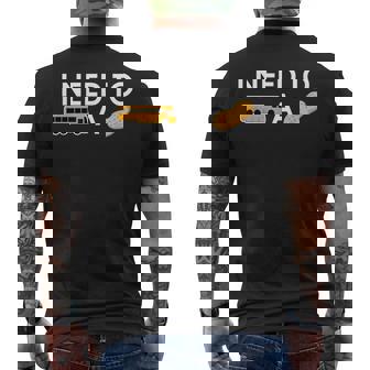 I Need To Bust a Nut Men's Back Print T-Shirt - Monsterry