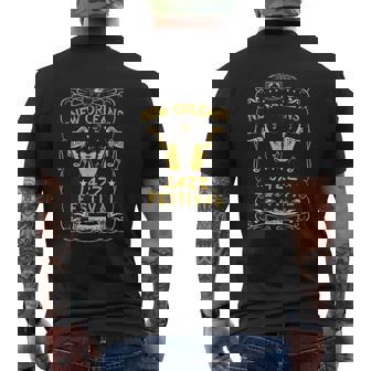 New Orleans Jazz Festival Guitare T-shirt imprimé au dos - Cadeauxyz