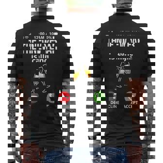 New Year Is Calling New Year 2025 Happy New Year Camiseta Hombre Estampado Espalda - Regaloses
