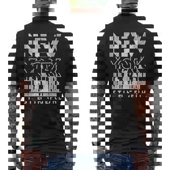 New York Ist Ein Gefühl New York T-Shirt mit Rückendruck - Seseable