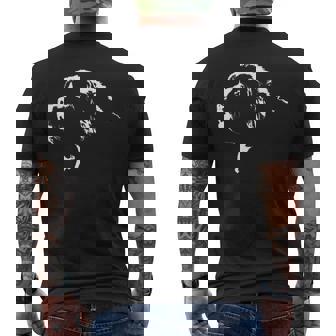 Newfoundland Dog TShirt Men's Back Print T-Shirt - Monsterry
