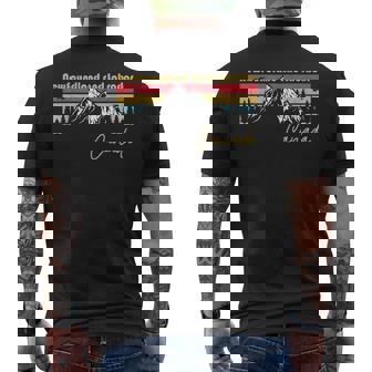 Newfoundland And Labrador Canada Roots Hometown Province Men's Back Print T-Shirt - Monsterry