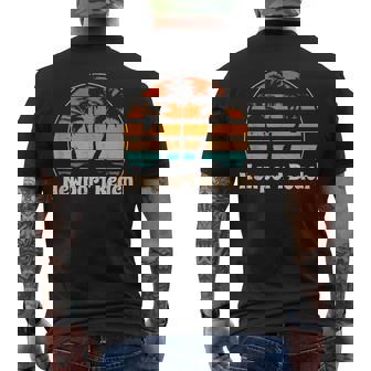 Newport Beach California Beach Lover Ca Beach Bum Usilles T-shirt imprimé au dos - Cadeauxyz