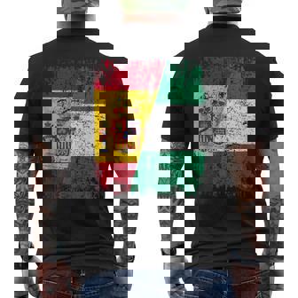 Nigeria España Bandera De La Amistad Nigeria Sin Mangas Camiseta Hombre Estampado Espalda - Regaloses