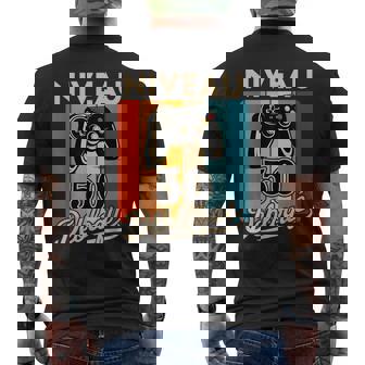 Niveau 50 Ans Homme 1975 Anniversaire Gamer Niveau 50 Homme T-shirt imprimé au dos - Cadeauxyz