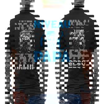 Niveau Papa Débloqué Console Fête Des Pères Homme Cadeau T-shirt imprimé au dos - Cadeauxyz