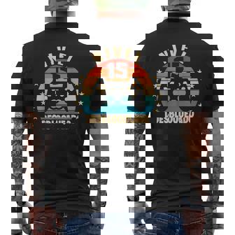 Nivel 15 Desbloqueado Gamer 15 Años 2007 Divertido Chico Camiseta Hombre Estampado Espalda - Regaloses