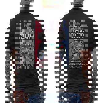 Nivel Mamá Desbloqueado Regalo Día De La Madre Gamer Camiseta Hombre Estampado Espalda - Regaloses