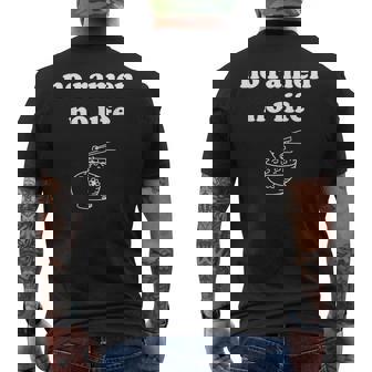 No Ramen No Life Kawaii Japanese Ramen Anime Japan T-Shirt mit Rückendruck - Geschenkecke