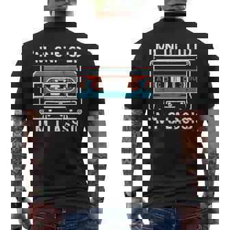 No Soyiejo Soy Clásico Cassette Retrointage Cita Camiseta Hombre Estampado Espalda - Regaloses