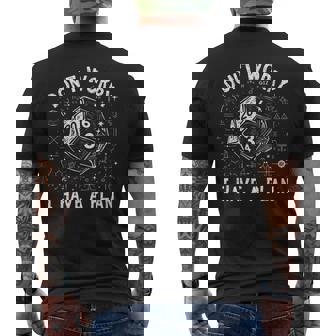 No Te Preocupes Tengo Un Plan Divertido Juego De Rol De Mazmorras Caóticas Y Dragones Camiseta Hombre Estampado Espalda - Regaloses