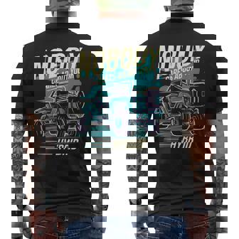 Nobody Cares About Your Hybrid 4 Wheel Drive Off Road Tank Top Men's Back Print T-Shirt - Monsterry