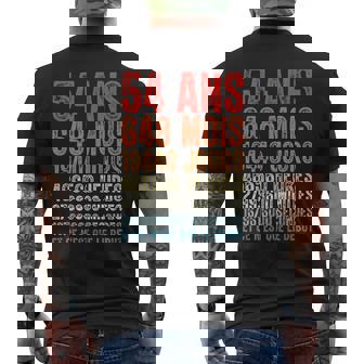 Noces De Zibeline Cadeau D'anniversaire 54 Ans De Mariage T-shirt imprimé au dos - Cadeauxyz