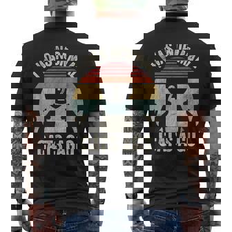 I Was Normal 2 Cats Ago Vintage Cat Men's Back Print T-Shirt - Monsterry