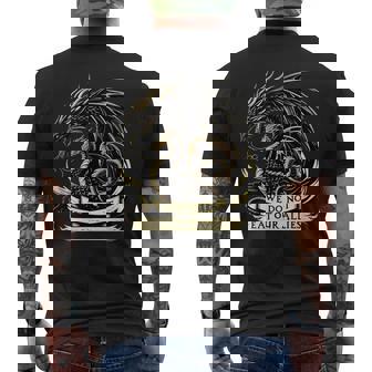 We Do Not Eat Our Allies Fantasy Dragon Men's T-shirt Back Print - Thegiftio UK