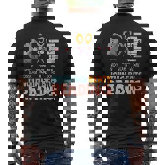 Nothing Beats Reading Rock Paper Scissors Men's T-shirt Back Print - Thegiftio UK